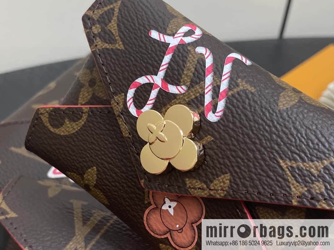 [Boutique‑grade] M12203 old flower Christmas model, three-piece handbag clutch series, the new KIRIGAMI POCHETTE clutch bag of the season