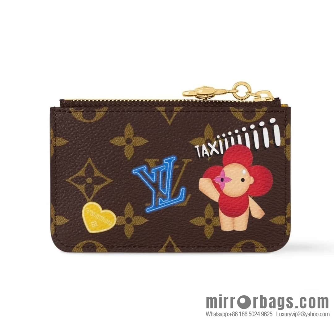 [Boutique‑grade] M12224 yellow, Christmas model, card bag wallet series Romy card holder