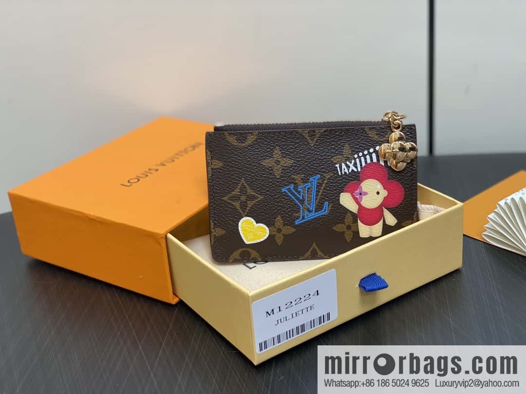 [Boutique‑grade] M12224 yellow, Christmas model, card bag wallet series Romy card holder