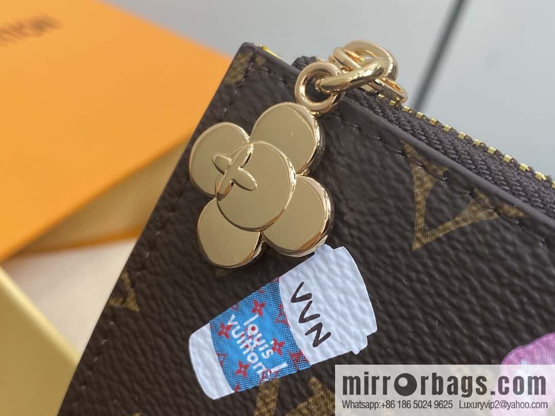 [Boutique‑grade] M12224 yellow, Christmas model, card bag wallet series Romy card holder
