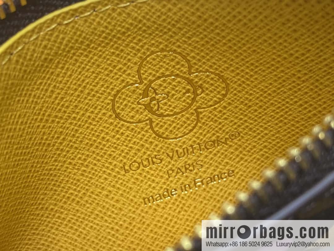 [Boutique‑grade] M12224 yellow, Christmas model, card bag wallet series Romy card holder