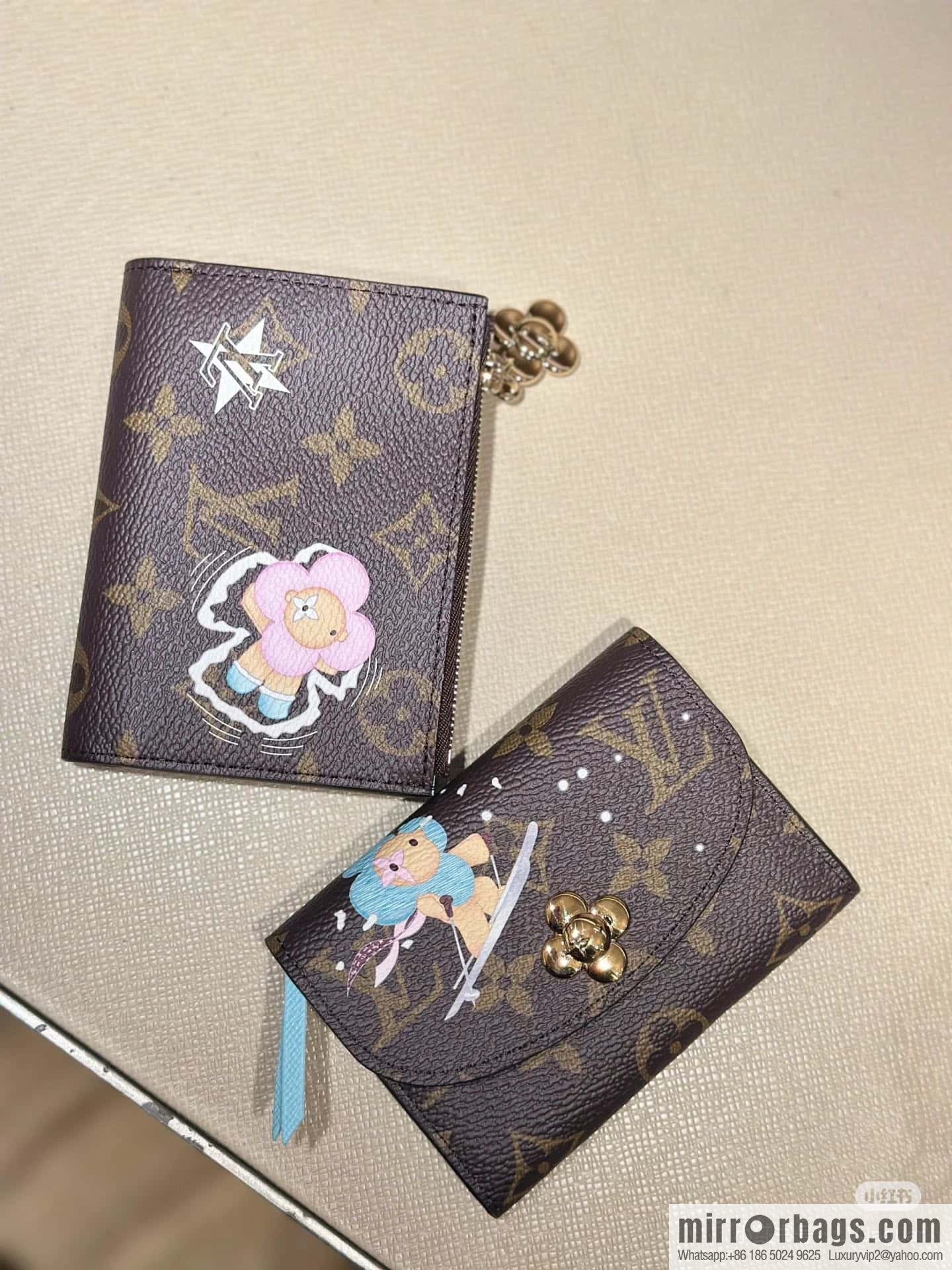 [Boutique‑grade] M12487 blue, Christmas model, wallet change bag wallet series Lisa Wallet wallet