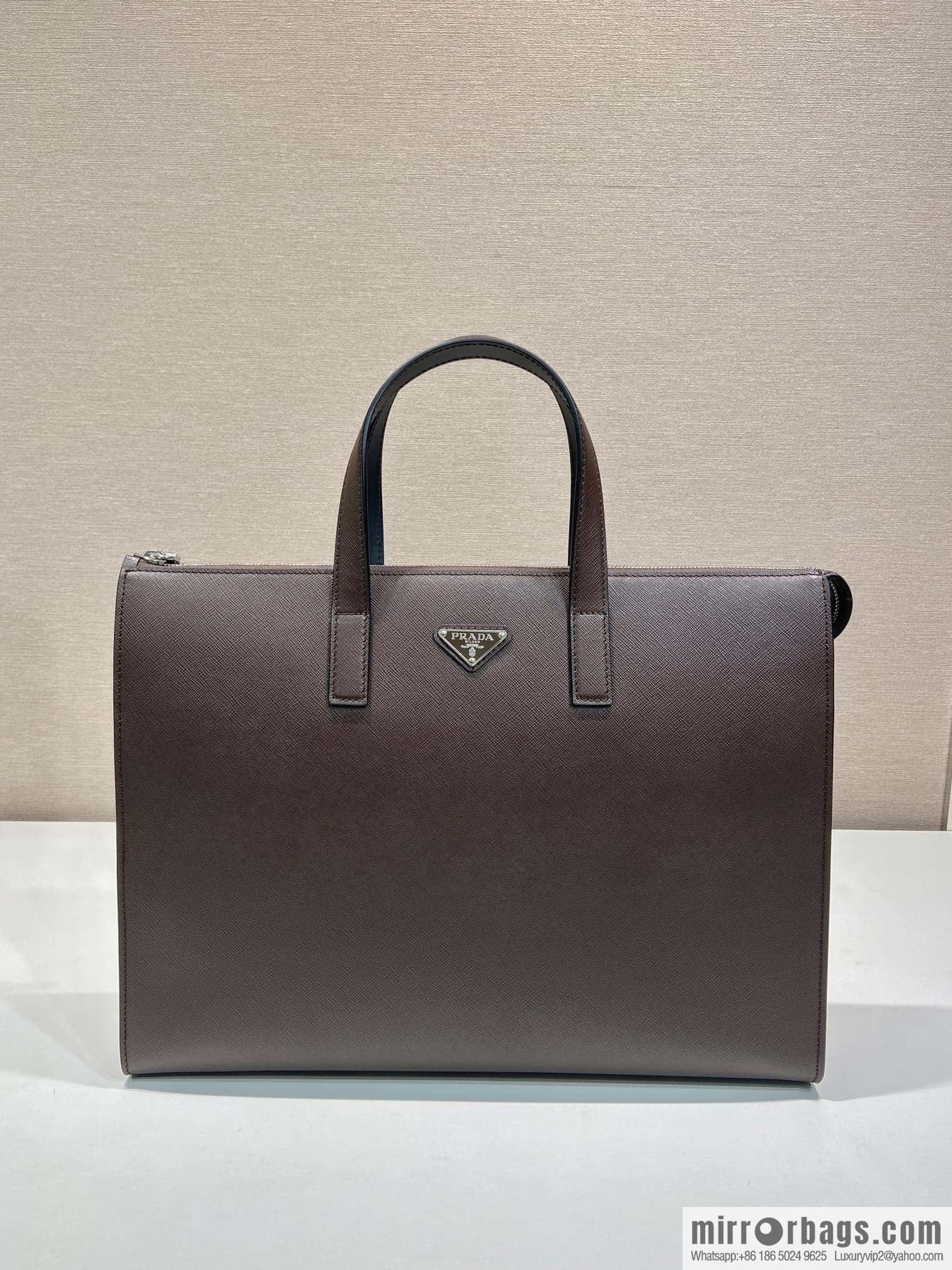 PRADA 🎉 new briefcase 🎉 2VG039 🎉🎉 dark coffee🎉🎉
