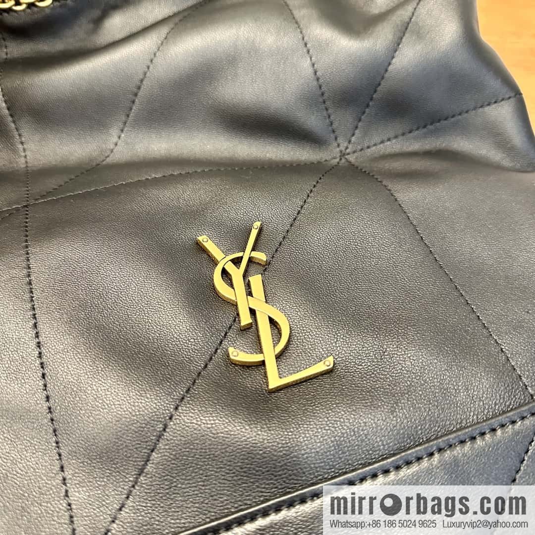 YSL 𝗝𝗔𝗠𝗜𝗘 𝟰.𝟯 𝗣𝗢𝗖𝗛𝗢𝗡 sheep leather clutch bag 781666 black