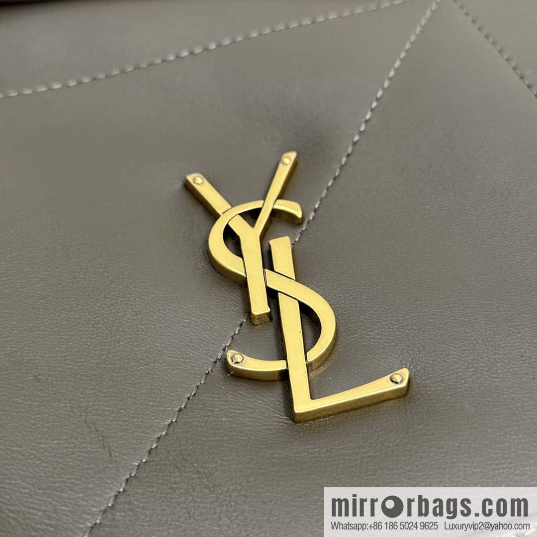 YSL 𝗝𝗔𝗠𝗜𝗘 𝟰.𝟯 𝗣𝗢𝗖𝗛𝗢𝗡 suede clutch bag 781666 musk green