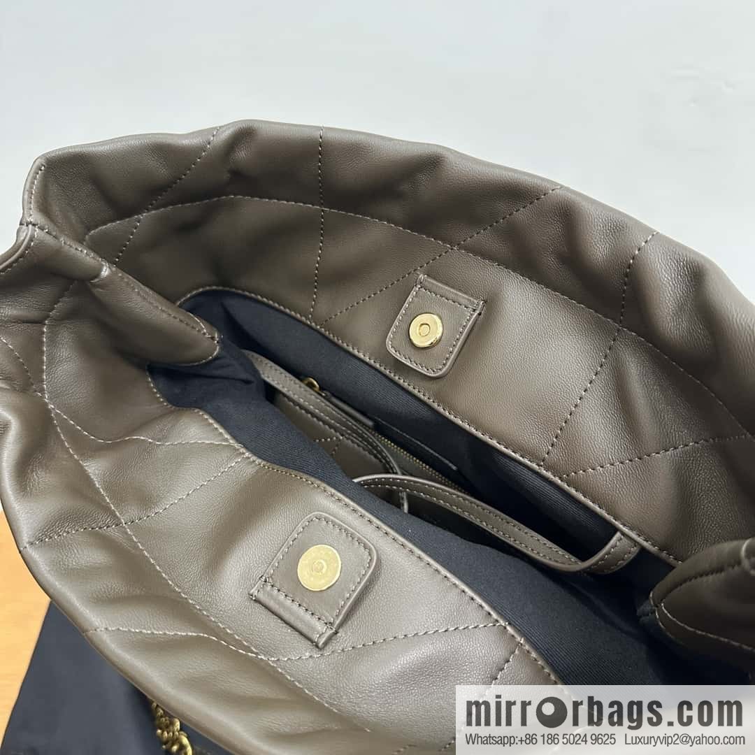 YSL 𝗝𝗔𝗠𝗜𝗘 𝟰.𝟯 𝗣𝗢𝗖𝗛𝗢𝗡 suede clutch bag 781666 musk green
