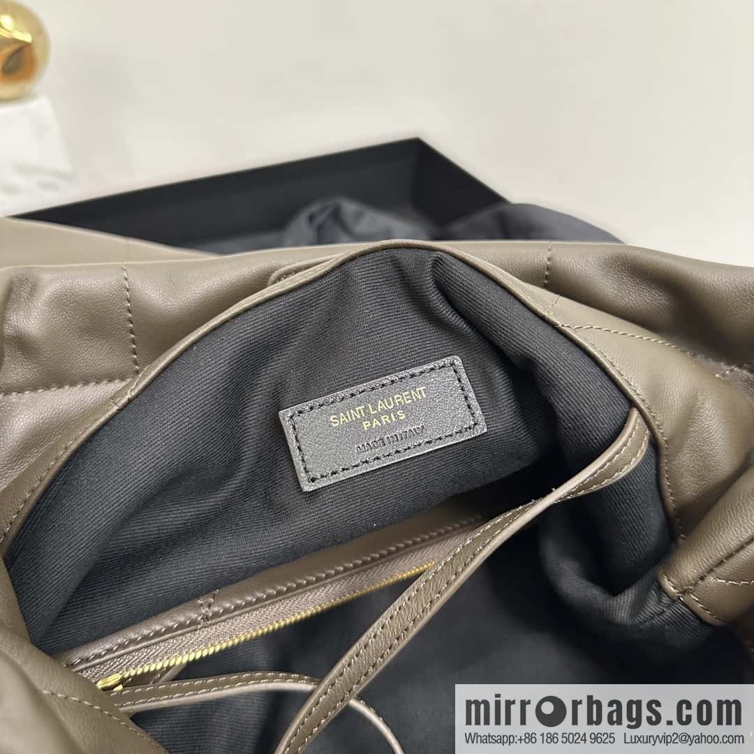 YSL 𝗝𝗔𝗠𝗜𝗘 𝟰.𝟯 𝗣𝗢𝗖𝗛𝗢𝗡 suede clutch bag 781666 musk green
