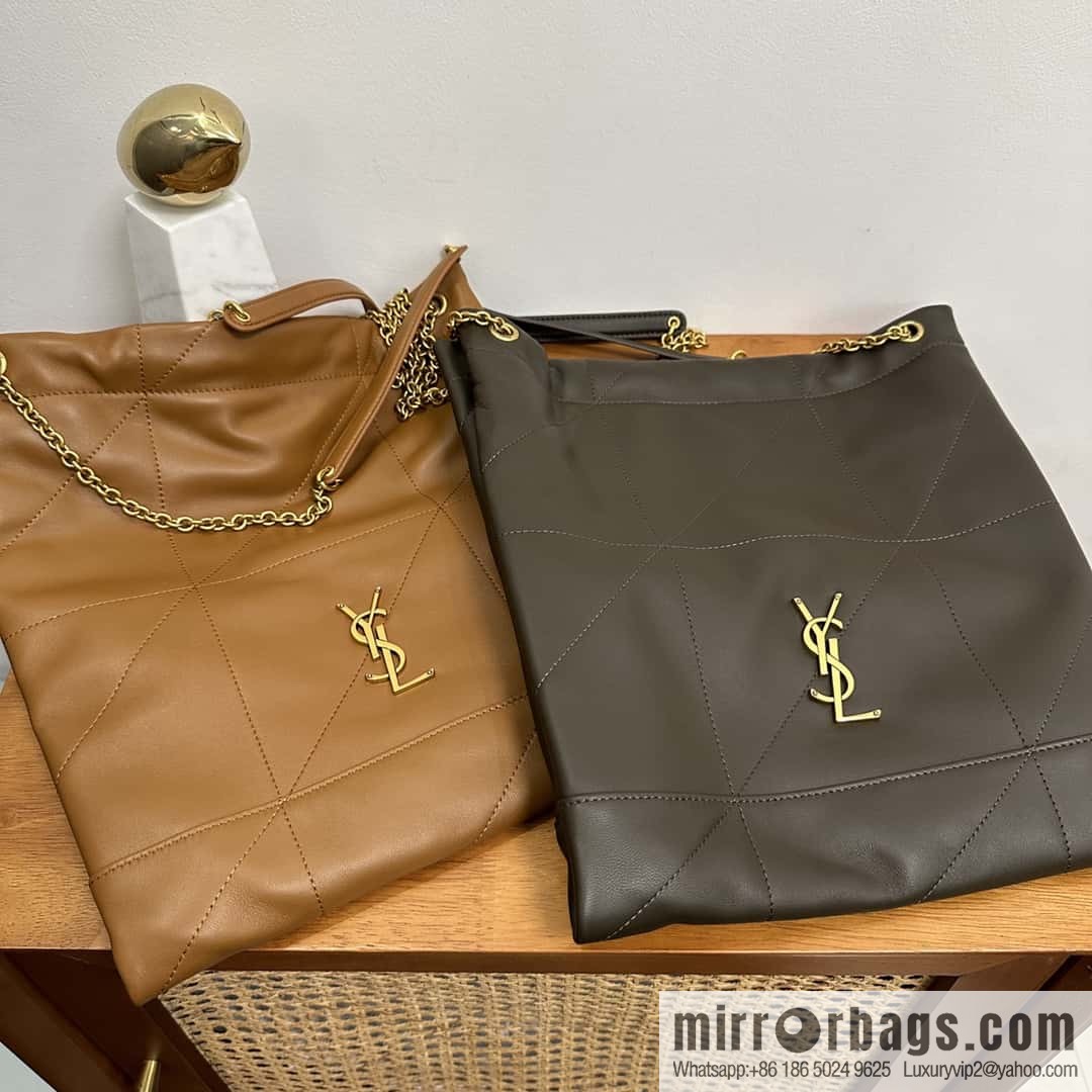 YSL 𝗝𝗔𝗠𝗜𝗘 𝟰.𝟯 𝗣𝗢𝗖𝗛𝗢𝗡 suede clutch bag 781666 musk green