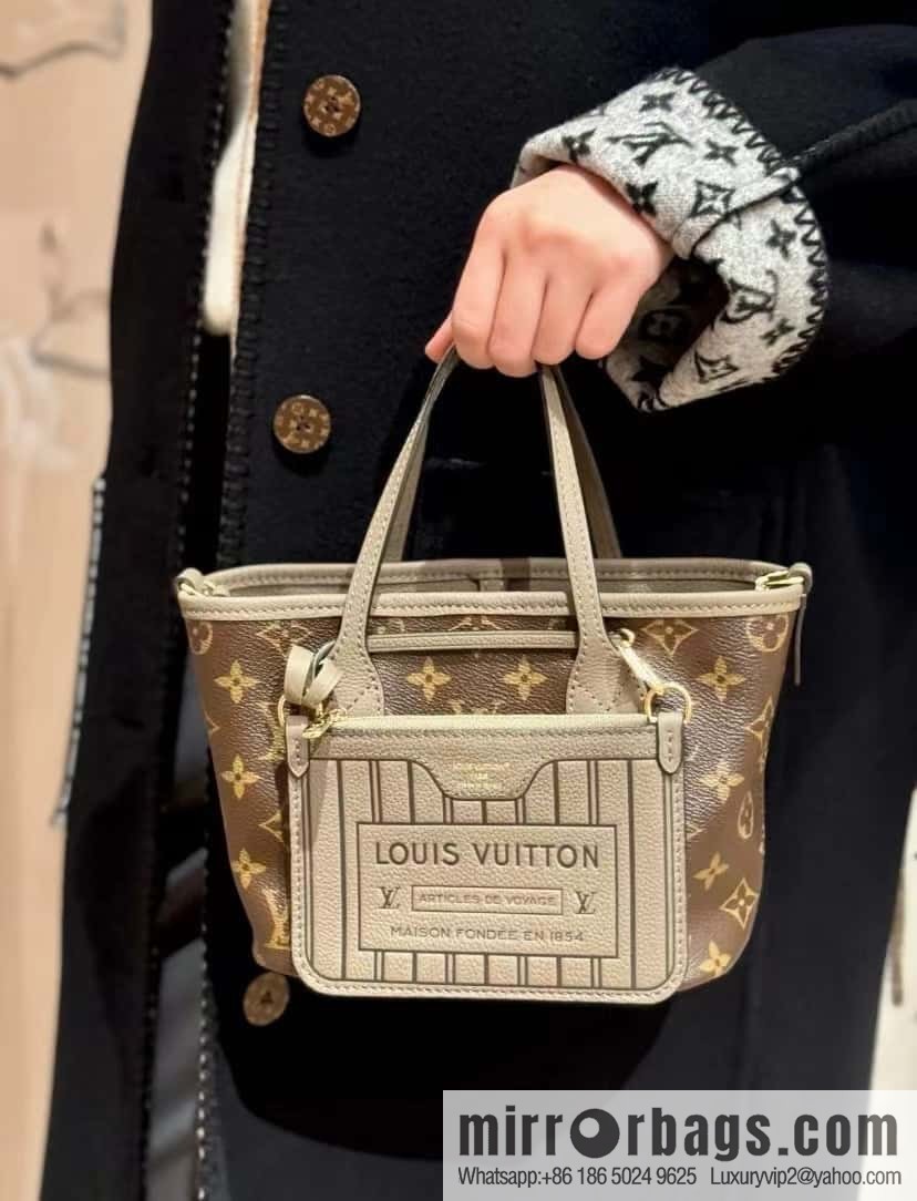 LV M12109 New Reversible Neverfull Bandoulière Inside Out BB