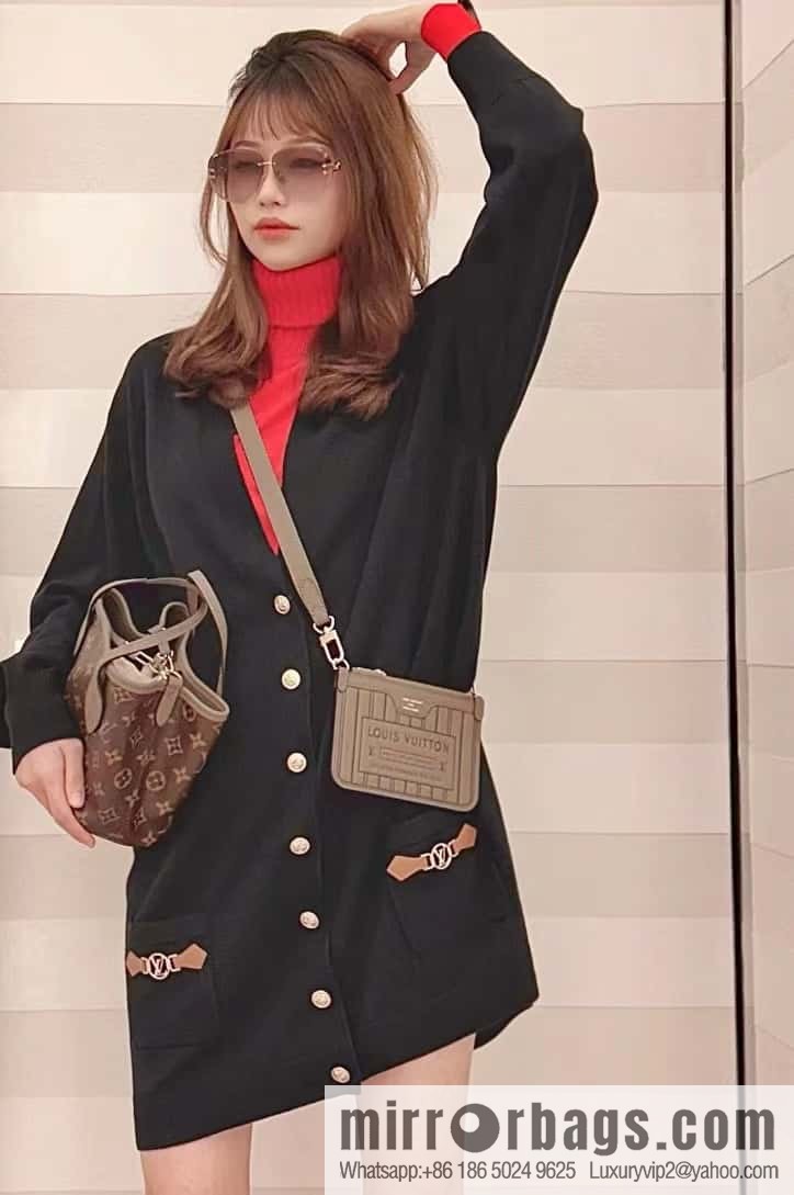 LV M12109 New Reversible Neverfull Bandoulière Inside Out BB