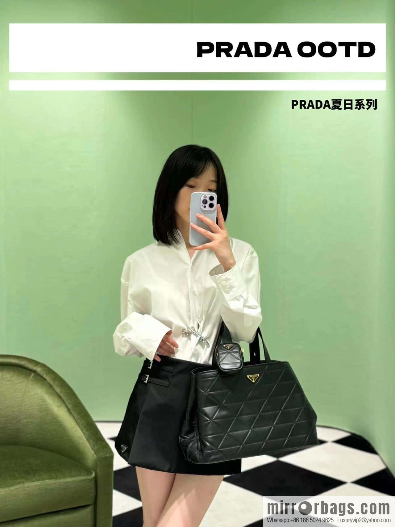 PRADA 🎉 new tote bag 🎉 1BG547 large🎉🎉