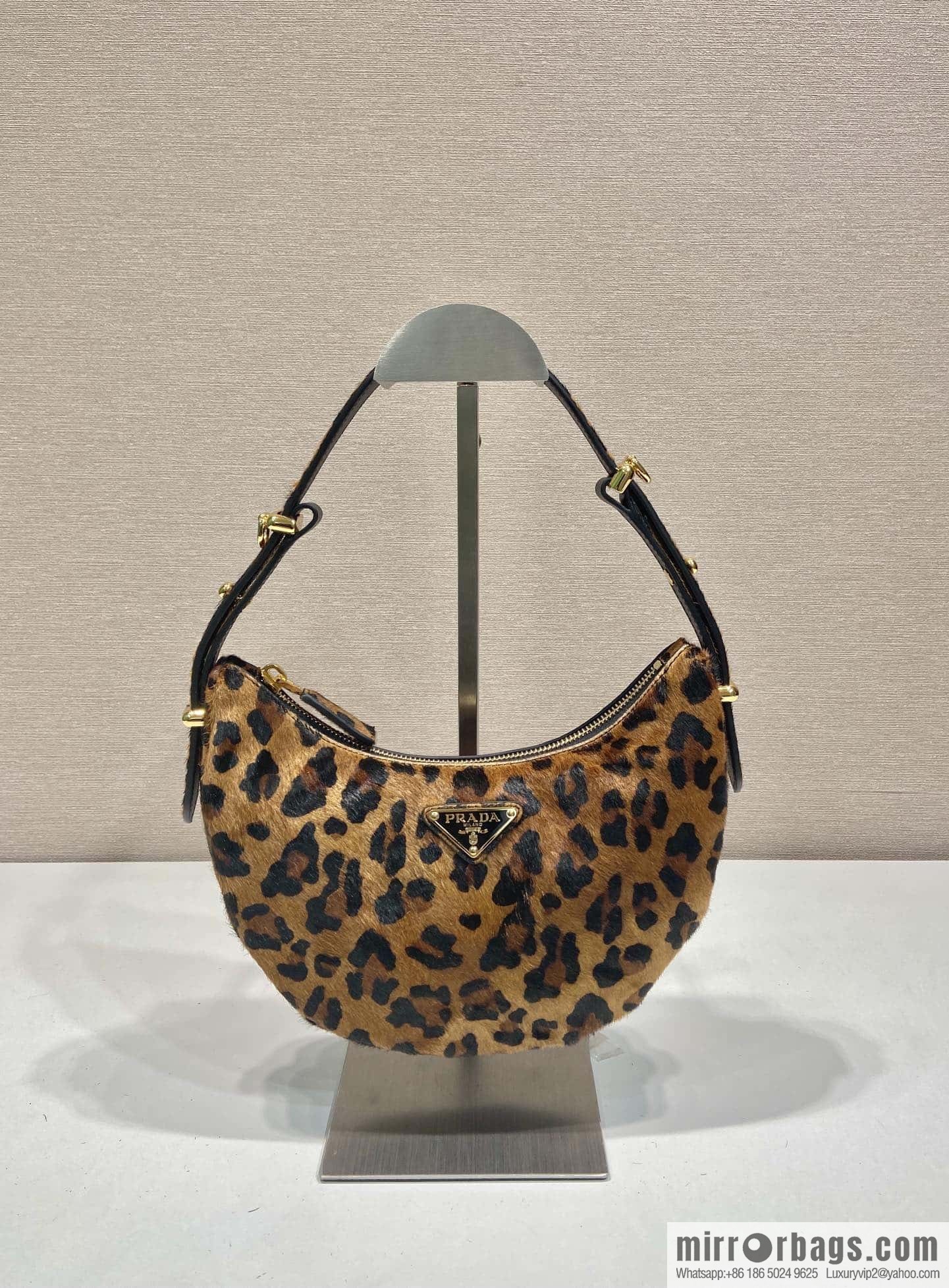 PRADA 🎉 Moon handbag 🎉 1BC194 leopard print🎉