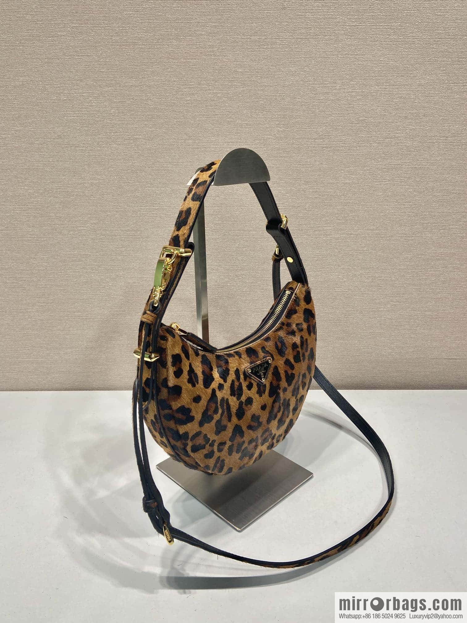 PRADA 🎉 Moon handbag 🎉 1BC194 leopard print🎉
