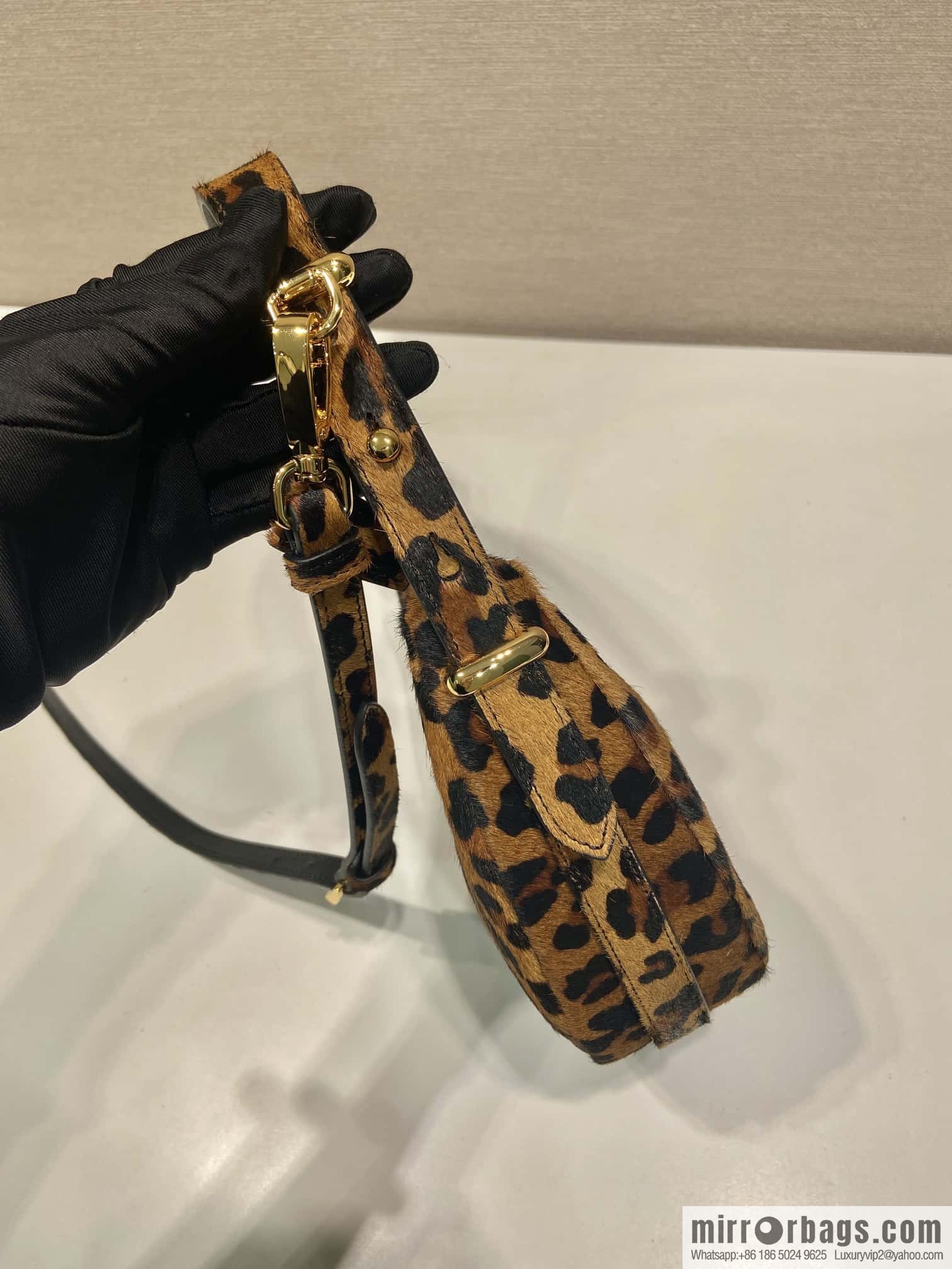PRADA 🎉 Moon handbag 🎉 1BC194 leopard print🎉
