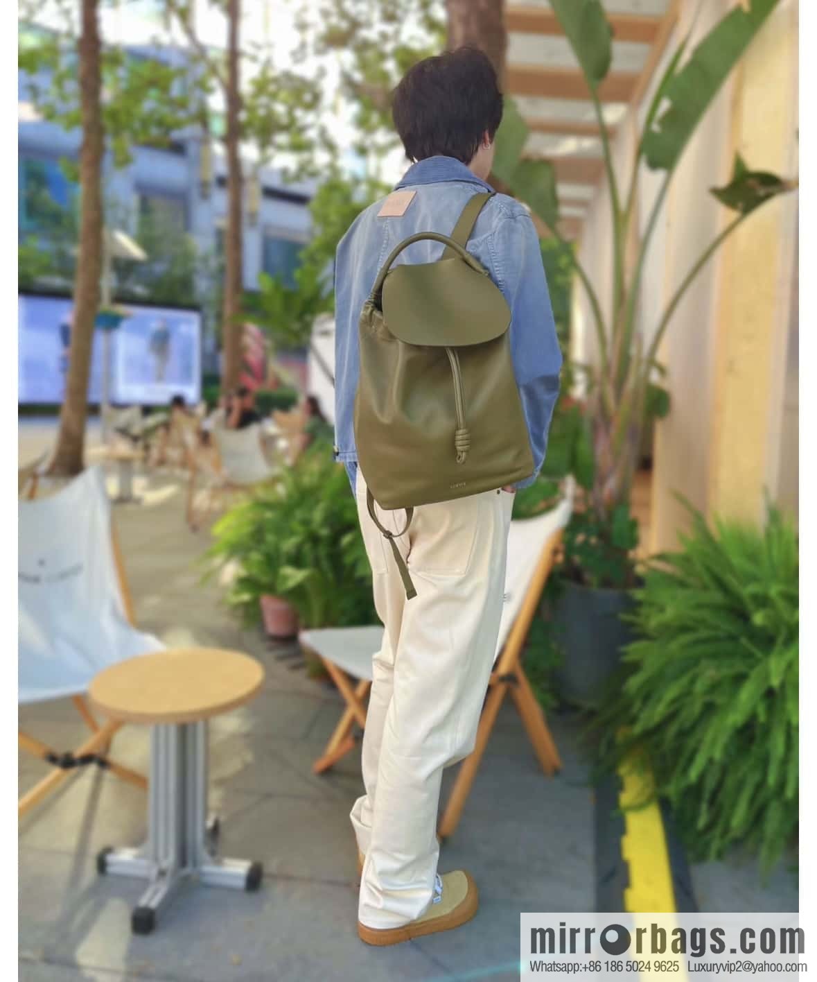 LOEWE Luo's new backpack 🎒 0903 green