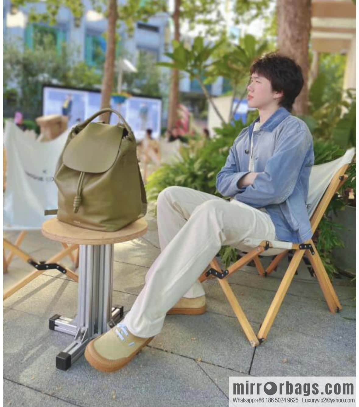 LOEWE Luo's new backpack 🎒 0903 green