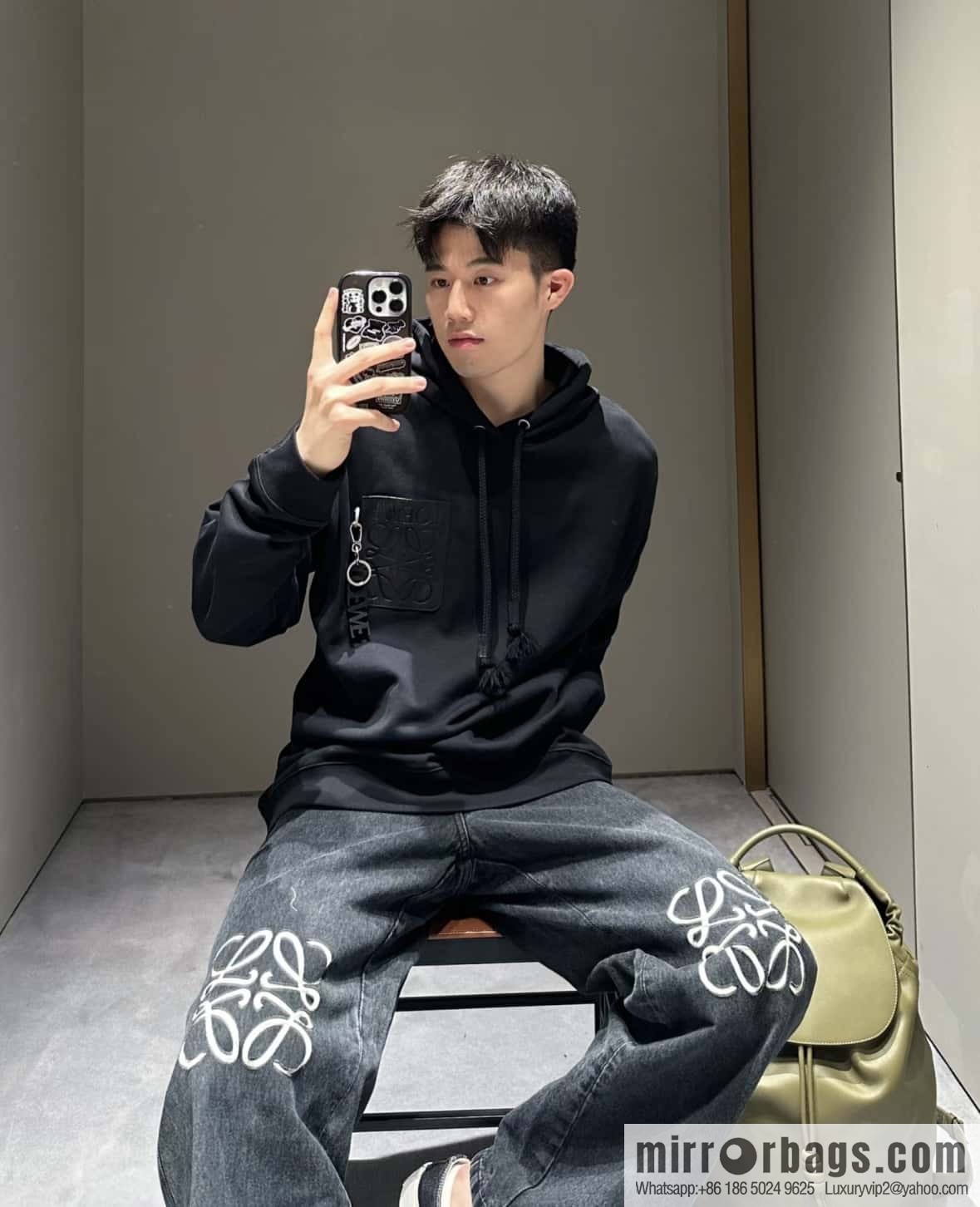LOEWE Luo's new backpack 🎒 0903 green