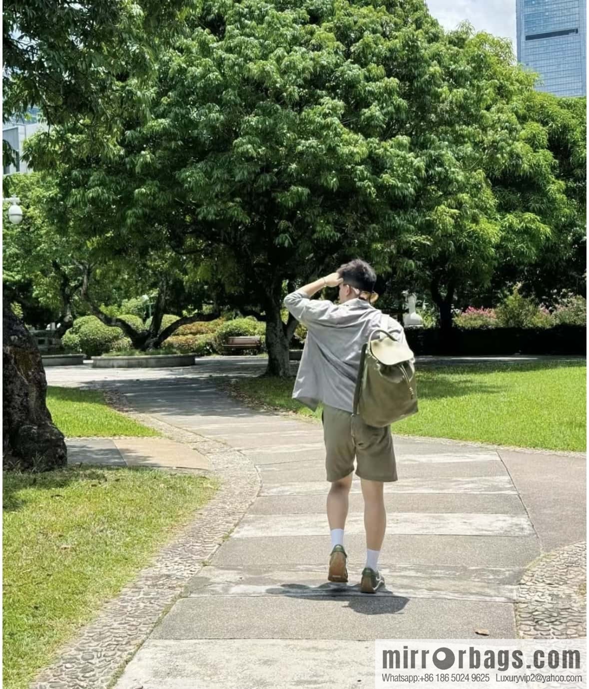LOEWE Luo's new backpack 🎒 0903 green