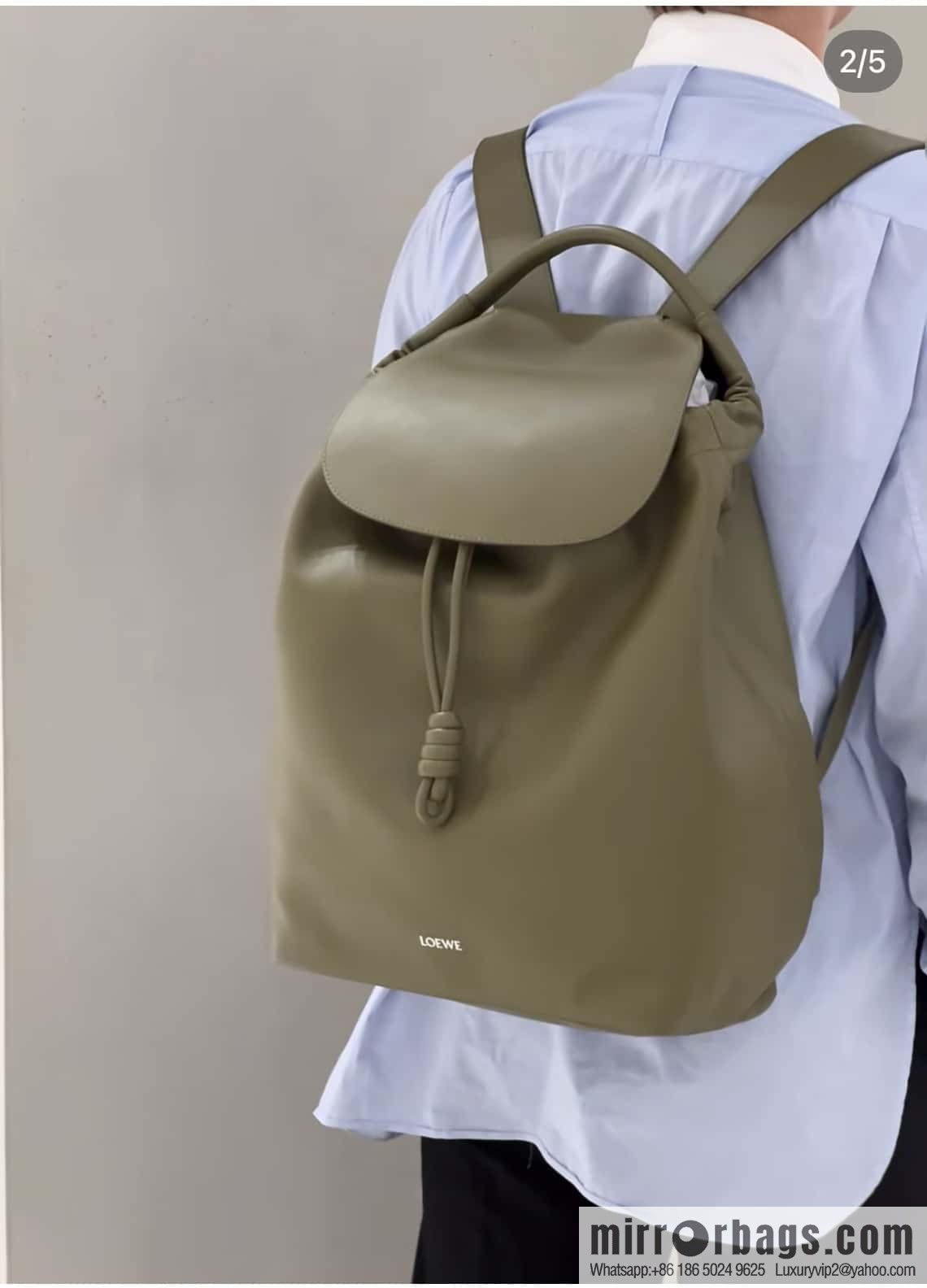 LOEWE Luo's new backpack 🎒 0903 green