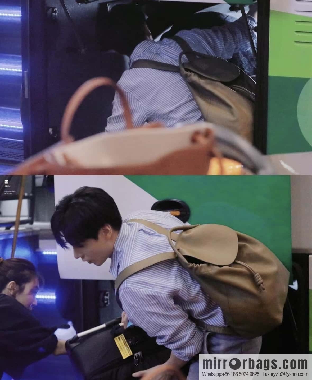 LOEWE Luo's new backpack 🎒 0903 green