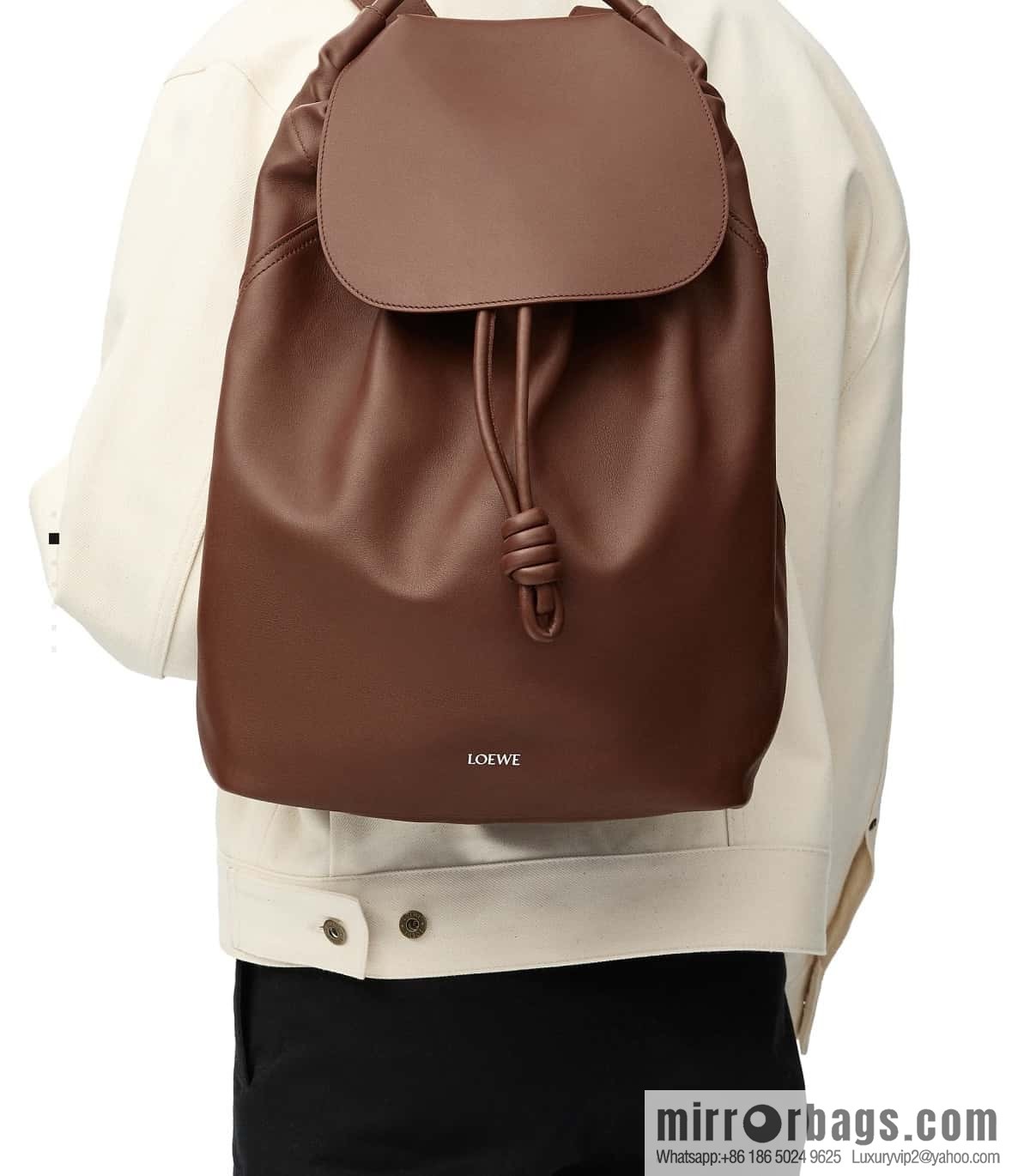 LOEWE Luo's new backpack 🎒 0903 brownie brown