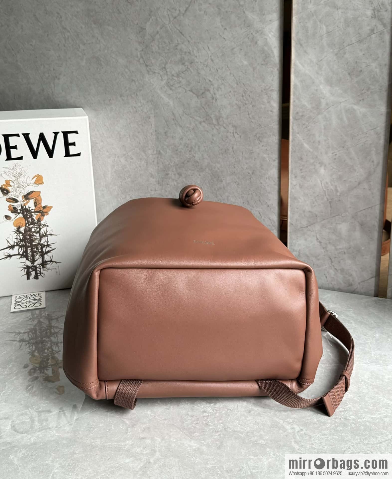 LOEWE Luo's new backpack 🎒 0903 brownie brown