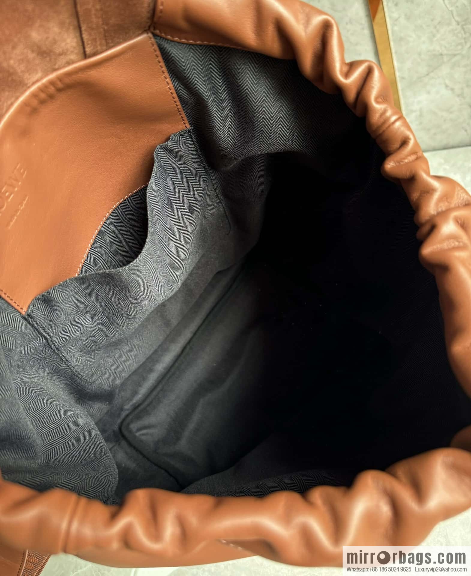 LOEWE Luo's new backpack 🎒 0903 brownie brown