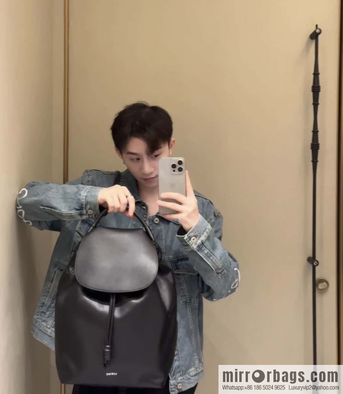 LOEWE Luo's new backpack 🎒 0903 black