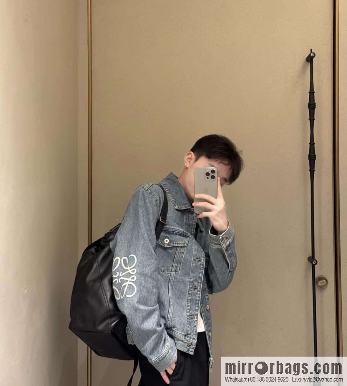 LOEWE Luo's new backpack 🎒 0903 black