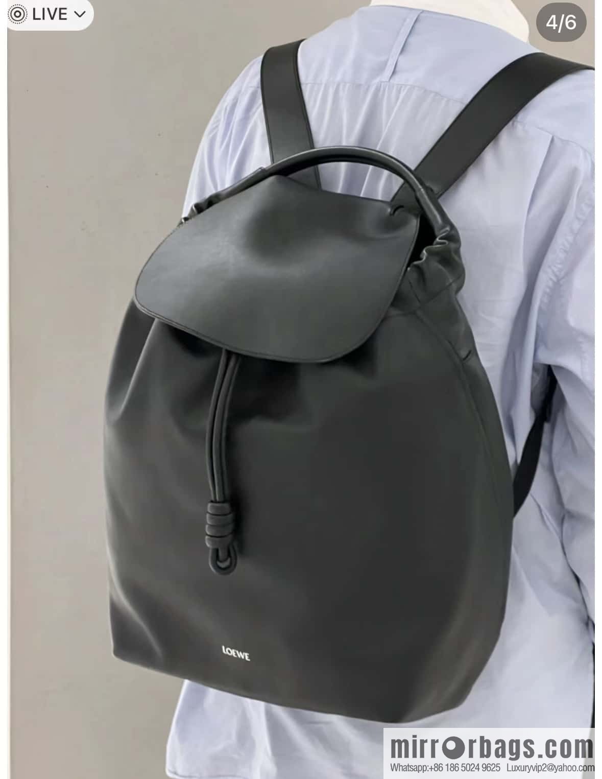LOEWE Luo's new backpack 🎒 0903 black