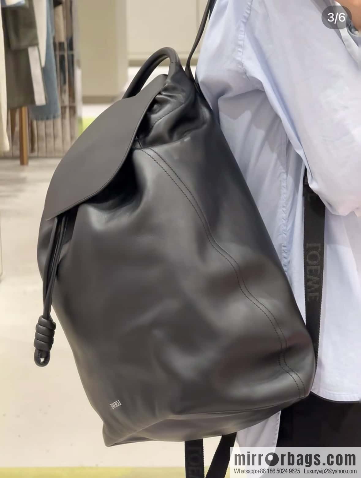 LOEWE Luo's new backpack 🎒 0903 black