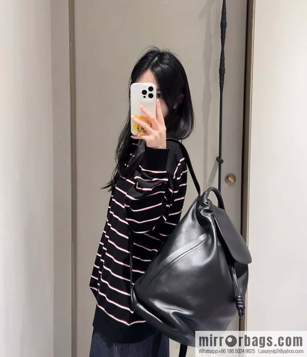 LOEWE Luo's new backpack 🎒 0903 black