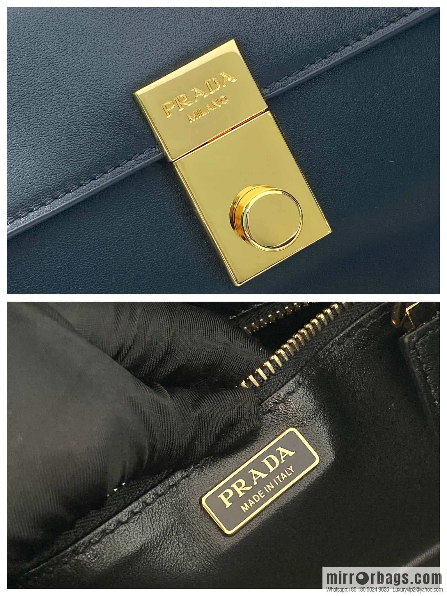 PRADA ๐ new ๐ 1BD378 large ๐๐ black