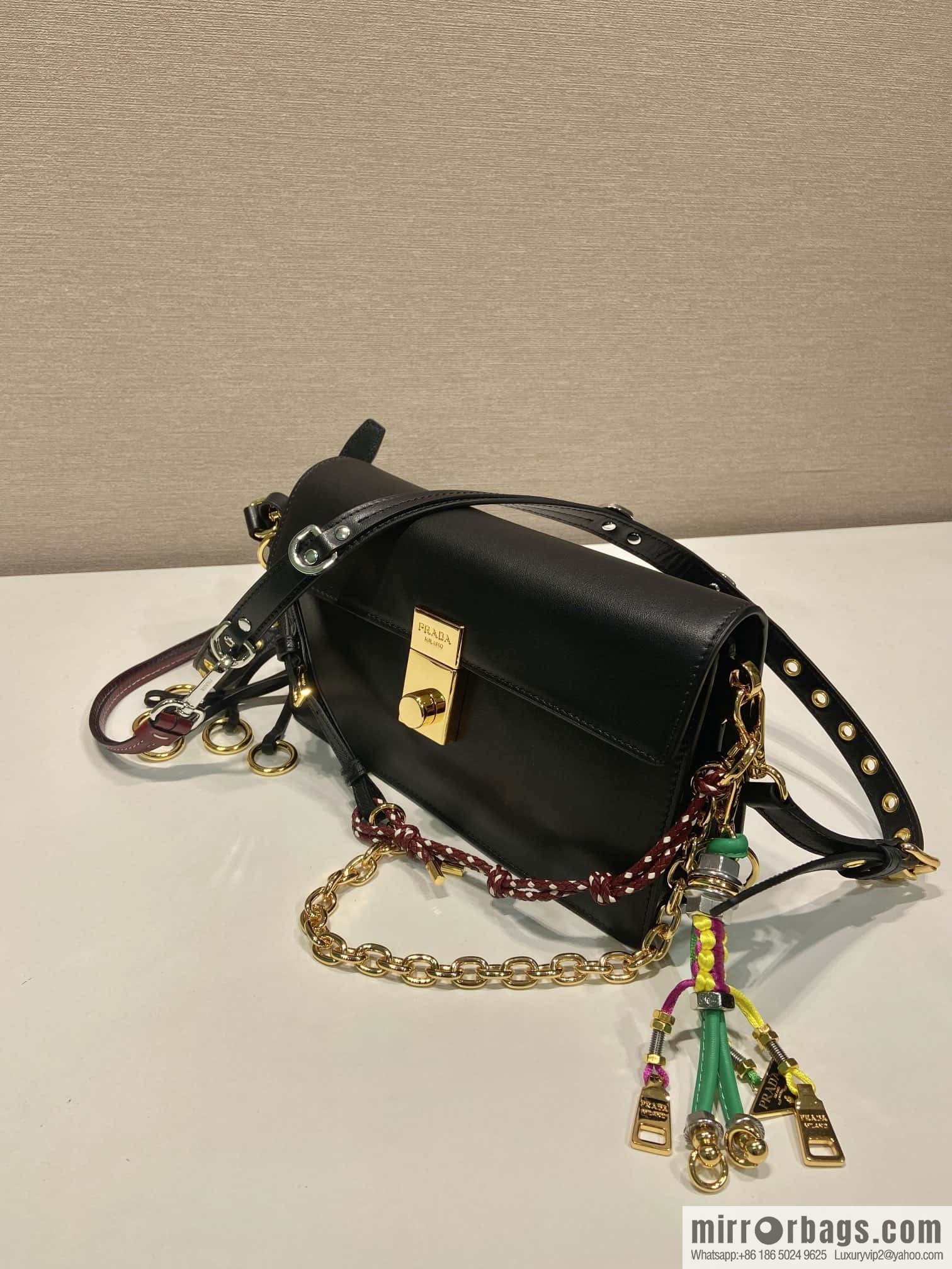 PRADA ๐ New ๐ 1BD379 Small ๐๐ Black