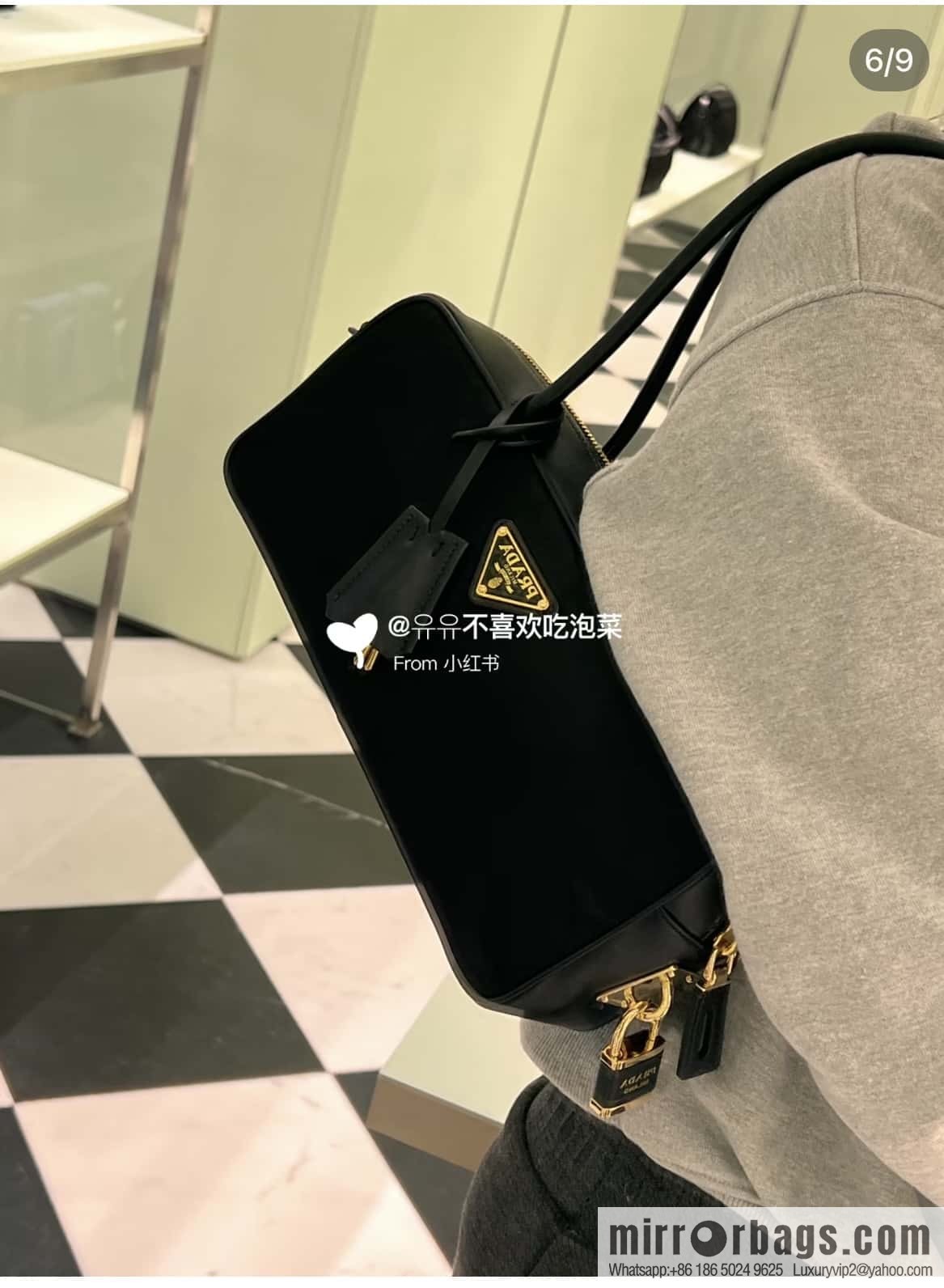 PRADA 🎉 new 🎉 1BB133 nylon lock bag🎉🎉
