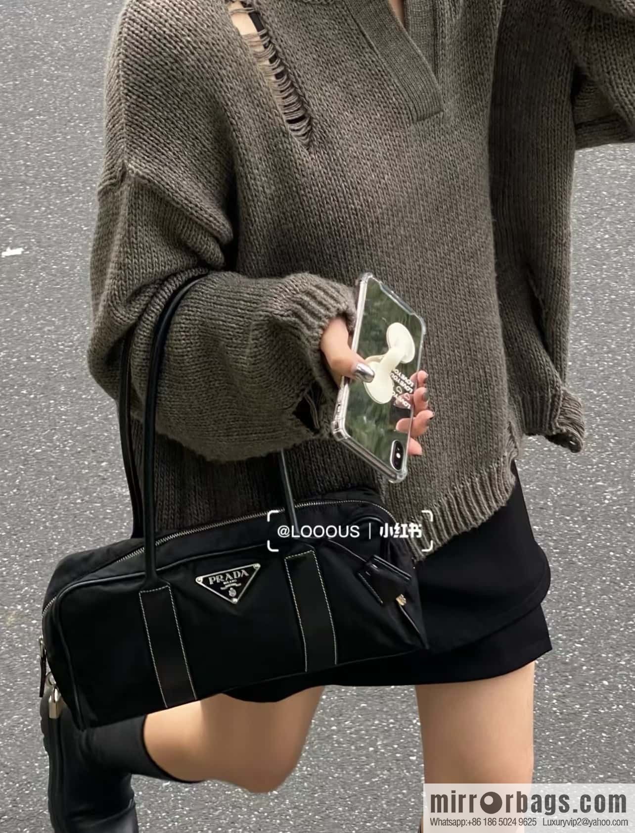 PRADA 🎉 medieval Boston 🎉 1BG847 long arm🎉🎉