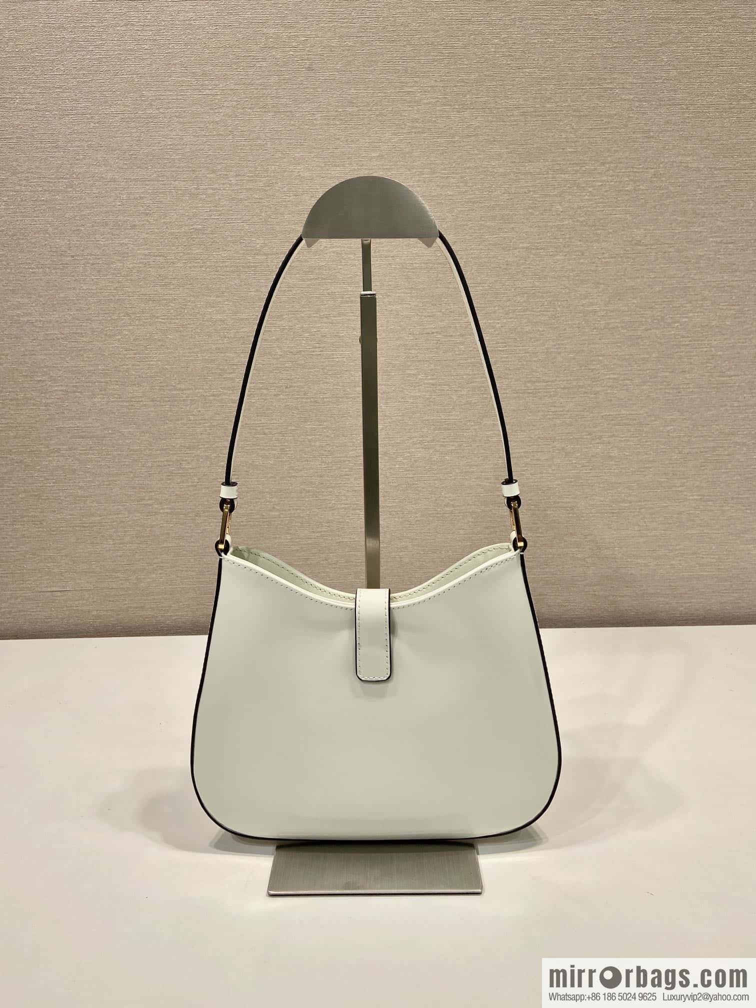 PRADA 🎉 new armpit bag 🎉🎉 1BC169A 🎉🎉 white