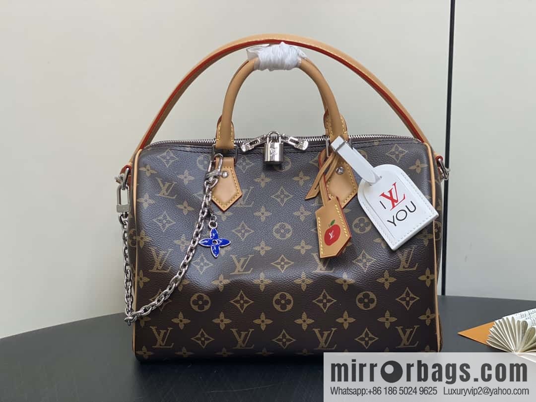 [Boutique‑grade] M12803 presbyopia, pillow bag speedy series Speedy Soft 30 Dark handbag