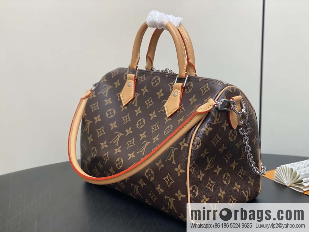 [Boutique‑grade] M12803 presbyopia, pillow bag speedy series Speedy Soft 30 Dark handbag