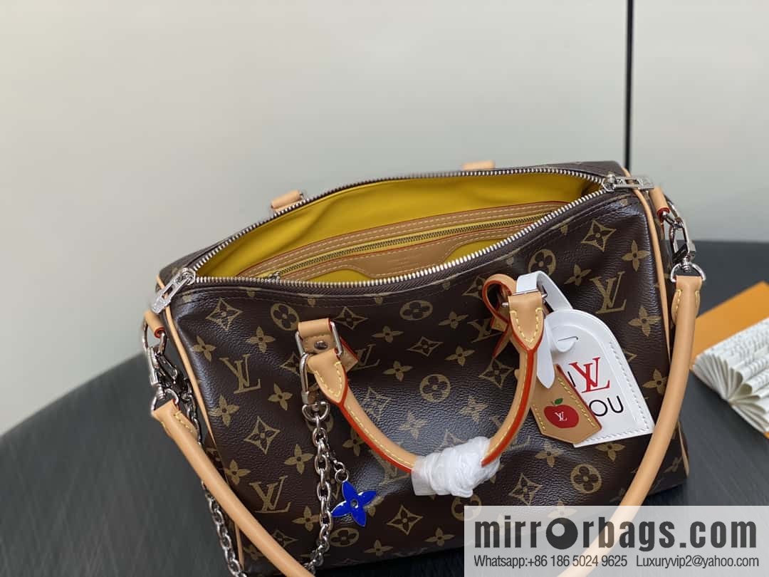 [Boutique‑grade] M12803 presbyopia, pillow bag speedy series Speedy Soft 30 Dark handbag