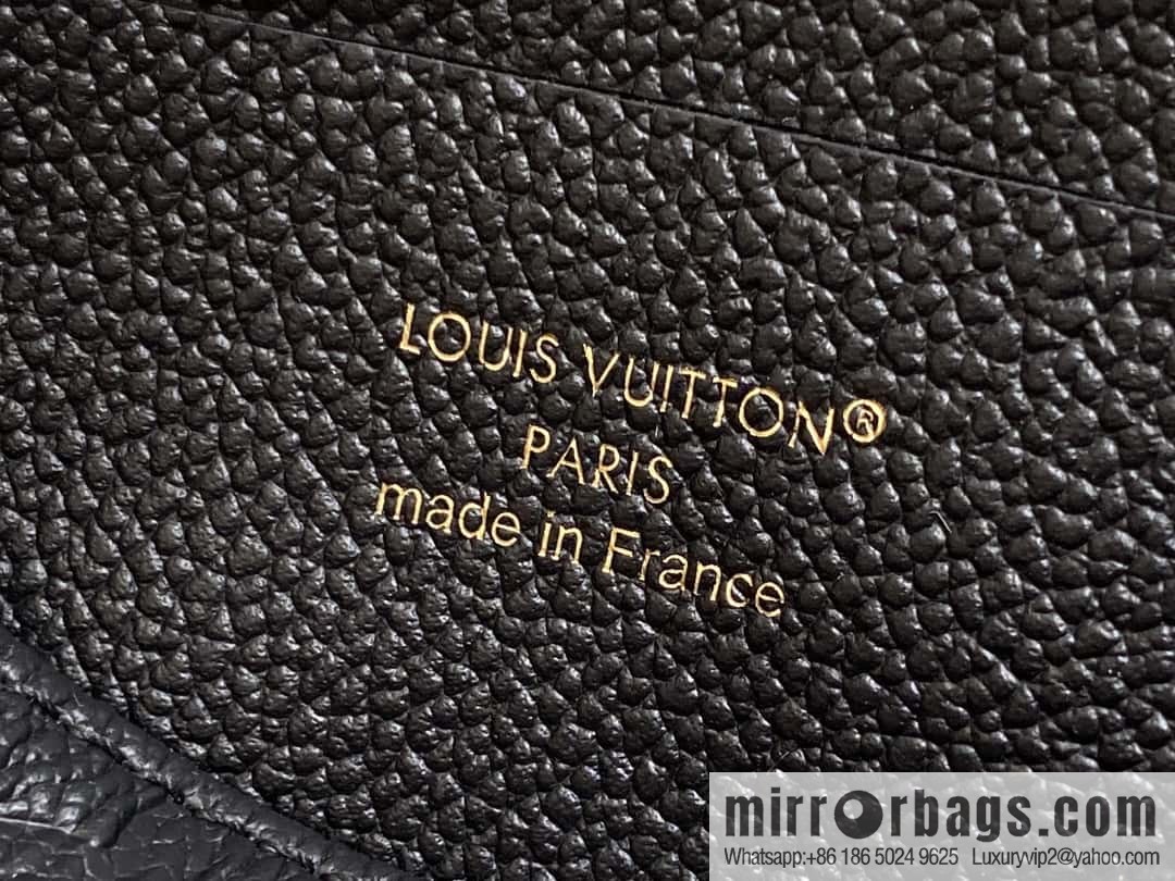 [Boutique‑grade] M12144 black full leather embossed, chain bag handbag series, the new NANO MADELEINE handbag of the season