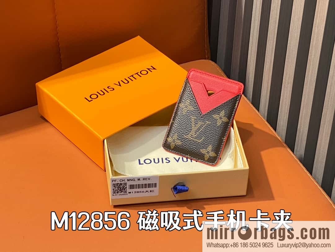 [Boutique‑grade] M12856 presbyopia big red, magnetic mobile phone card holder