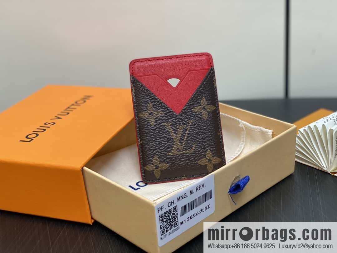 [Boutique‑grade] M12856 presbyopia big red, magnetic mobile phone card holder
