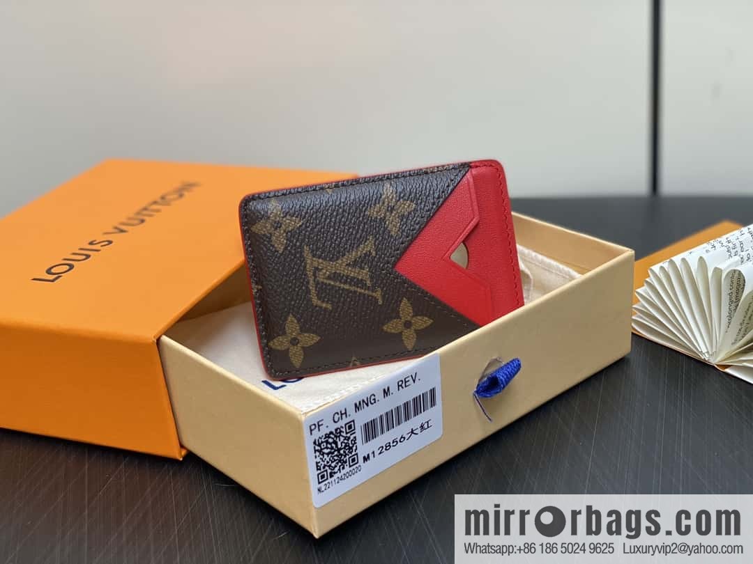 [Boutique‑grade] M12856 presbyopia big red, magnetic mobile phone card holder