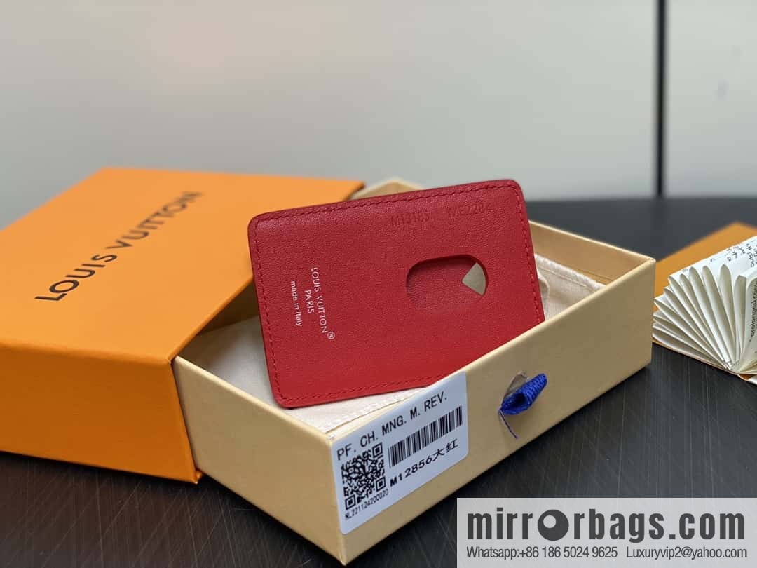 [Boutique‑grade] M12856 presbyopia big red, magnetic mobile phone card holder