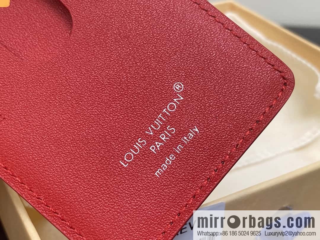 [Boutique‑grade] M12856 presbyopia big red, magnetic mobile phone card holder