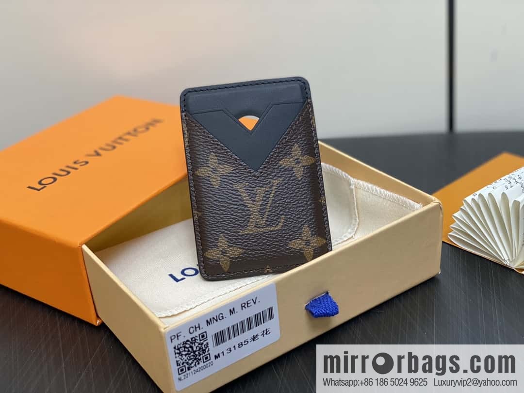 [Boutique‑grade] M13185 presbyopia black, magnetic mobile phone card holder