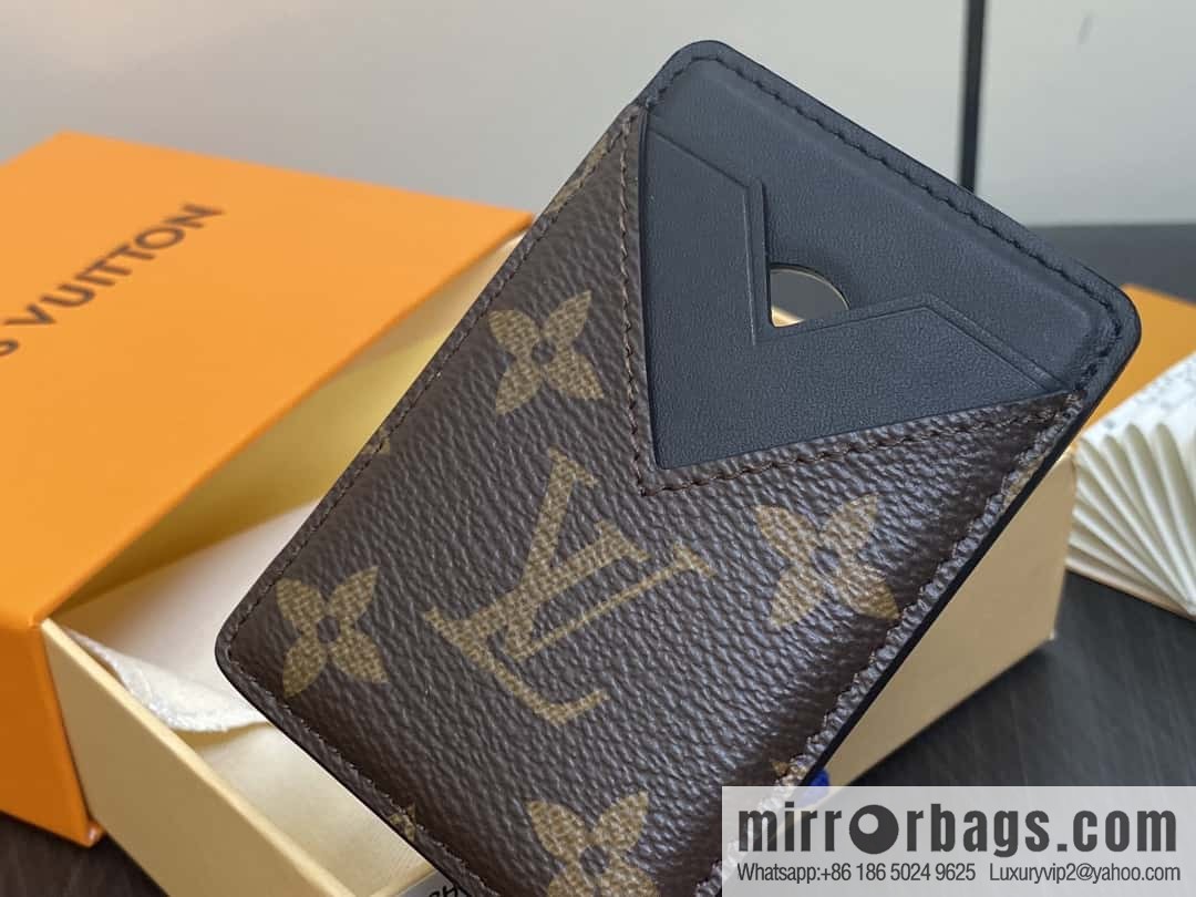 [Boutique‑grade] M13185 presbyopia black, magnetic mobile phone card holder