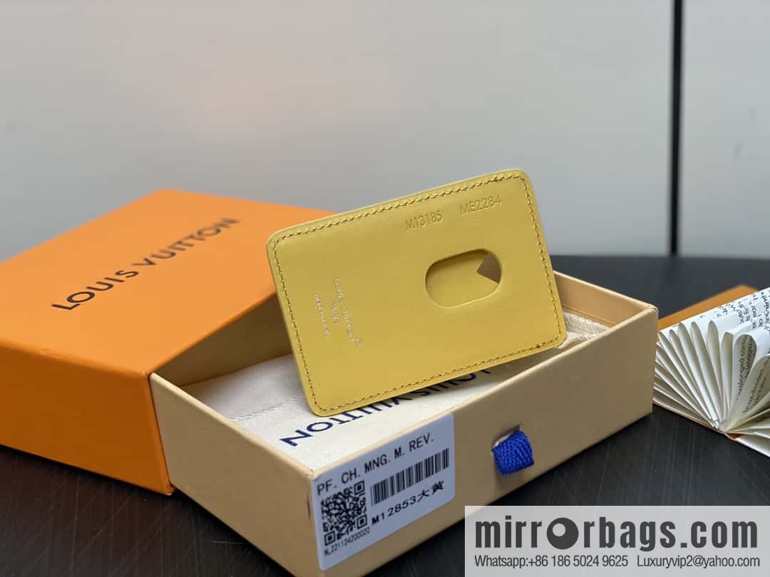 [Boutique‑grade] M12853 old flower yellow, magnetic mobile phone card holder