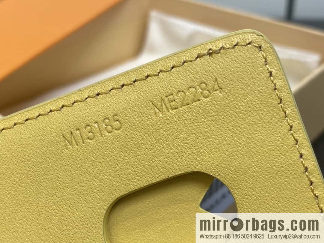 [Boutique‑grade] M12853 old flower yellow, magnetic mobile phone card holder